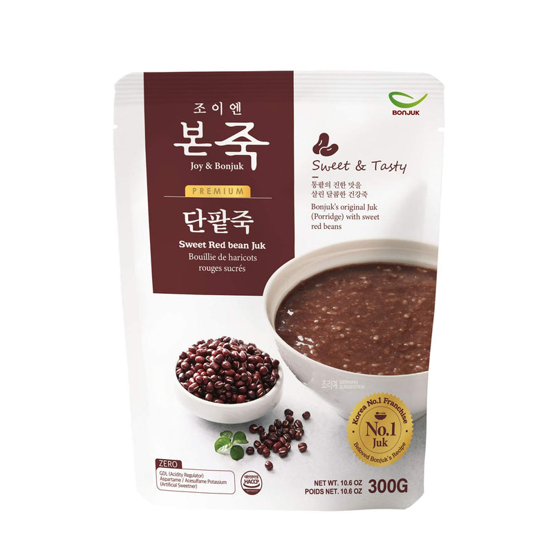 BONJUK Sweet Redbean (Juk) Rice Porridge - 10.6oz(300g)