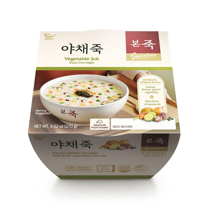 BONJUK Vegetable Juk(Porridge) Bowl - 9.5oz(270g)