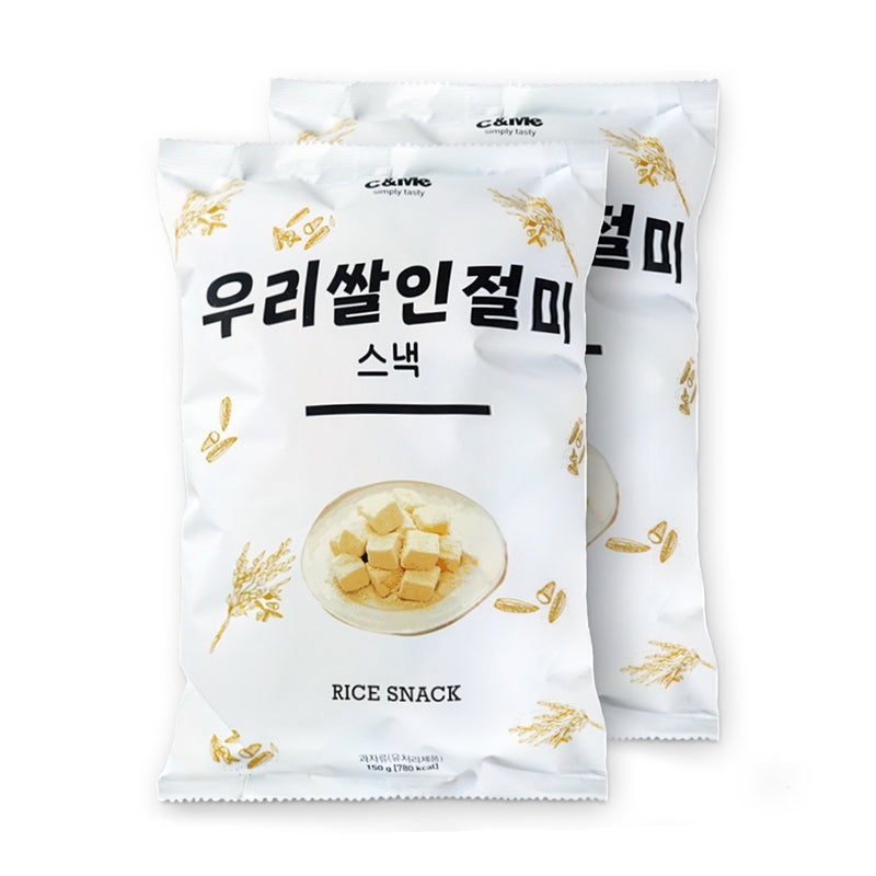 Korean Rice Injeolmi Snack, 우리쌀 인절미 (5.29oz)