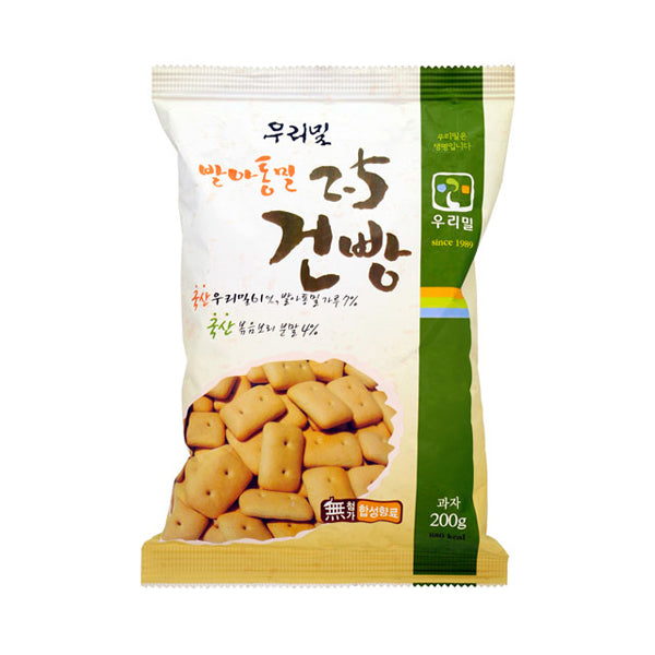 Woorimil 2.5 Hardtack Snack (발아통밀 2.5건빵) - 2.1 oz