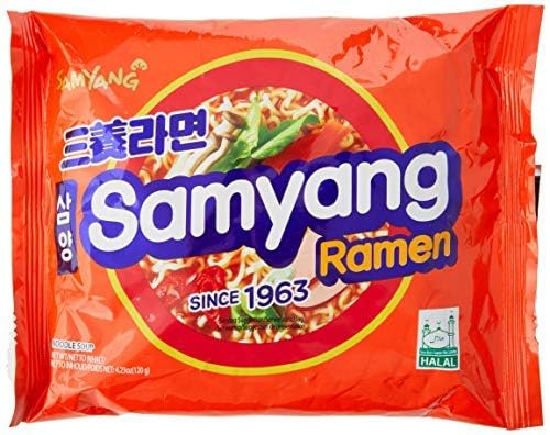 Samyang Buldak Jjajang Korean Spicy Hot Chicken Stir-Fried Noodles 4.94oz (Pack of 5)