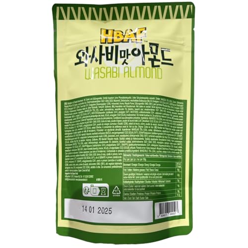 Korean Seasoned Wasabi Almonds (120g)