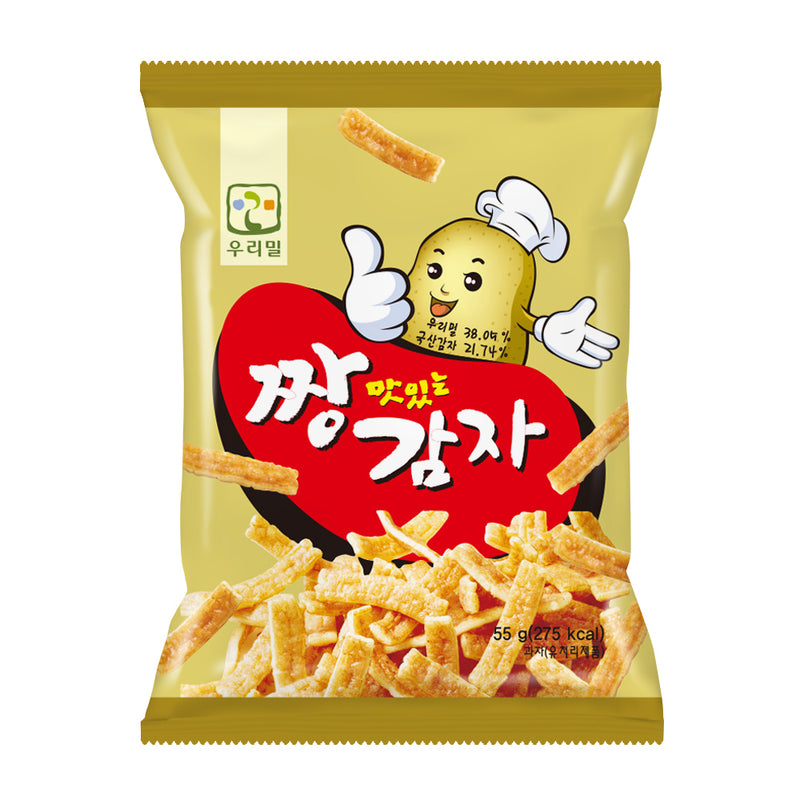 Woorimil Jjang Savory Potato Snack (짱맛있는감자) - 2.1 oz