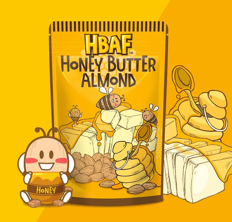 Korean Seasoned Hot Honey Butter Almonds (120g)