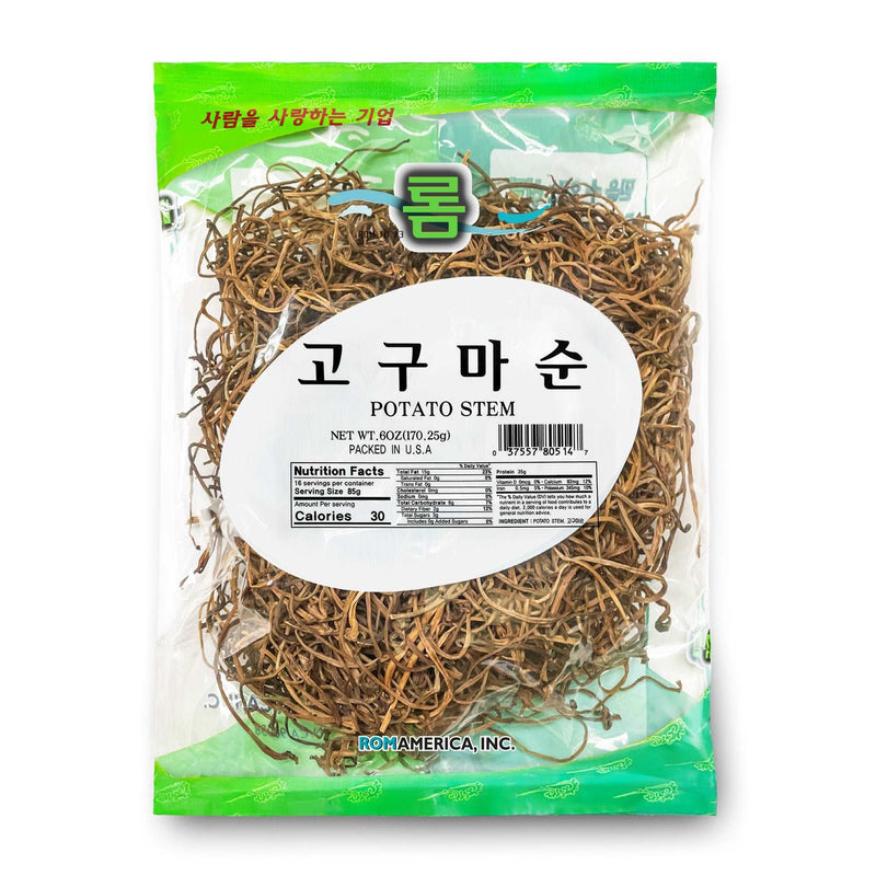 Dried Sweet Potato Stem (고구마순) 170g / 6oz