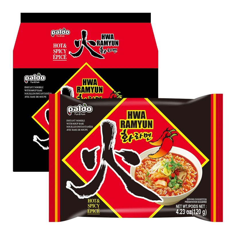 Paldo Hwa Hot Spicy Ramen, 21.15 Ounces