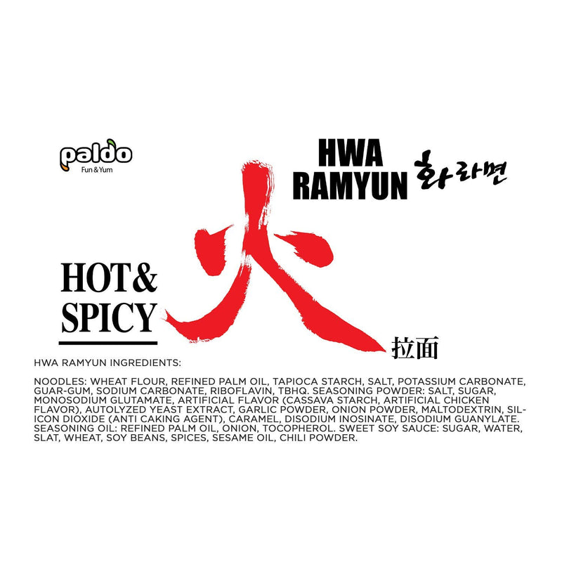 Paldo Hwa Hot Spicy Ramen, 21.15 Ounces