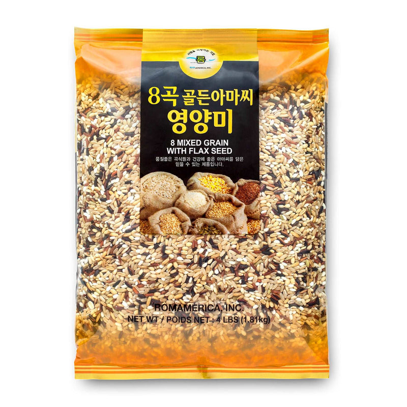 8 Mixed Grain w/ Flax Seed (8곡 영양미 w/ 아마씨) 4lb