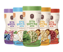 Bon Organic Rice Puff Snack 5 pcs, Purple, White, Green, Yellow, Red