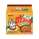 SAMYANG Buldak Chicken Flavor Ramen Noodles Multi Curry, 삼양 불닭볶음면 멀티 카레 (153g) (Pack of 5)