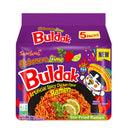 SAMYANG Buldak Chicken Flavor Ramen Noodles Multi Habanero Lime, 삼양 불닭볶음면 멀티 하바네로 라임 (153g) (Pack of 5)