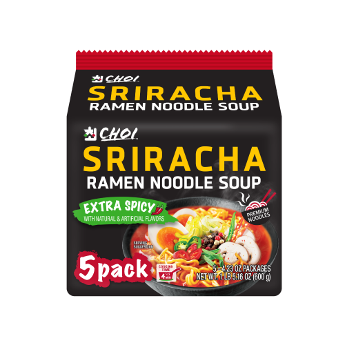 Choi Sriracha Ramen Extra spicy 120g Pouch (20-pack)