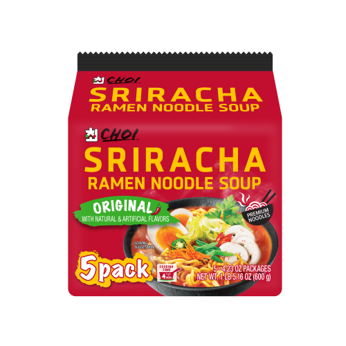 Choi Sriracha Ramen Original 120g Pouch (20-pack)