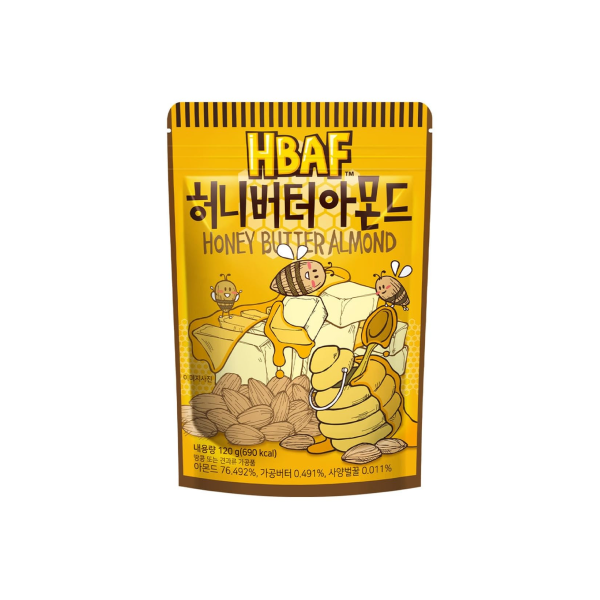 Korean Seasoned Hot Honey Butter Almonds (120g)