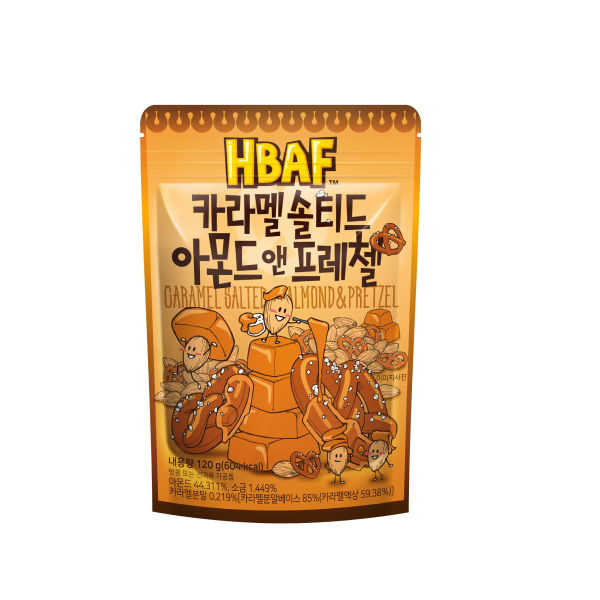 Korean Seasoned Caramel Salted Almonds (120g)