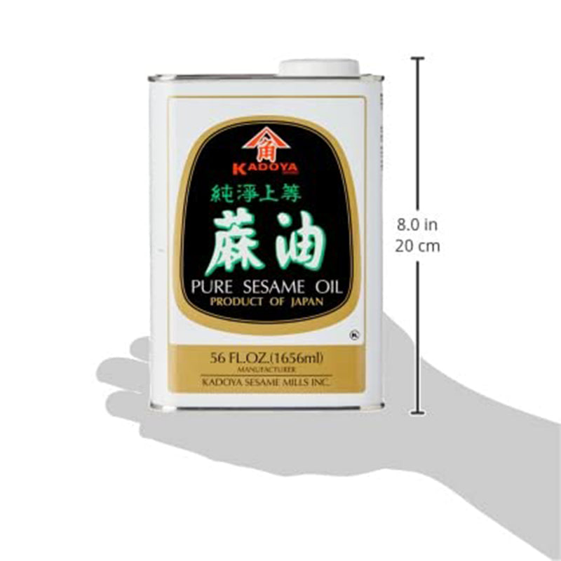 Kadoya 100% Pure Sesame Oil Can (참기름) 56fl oz