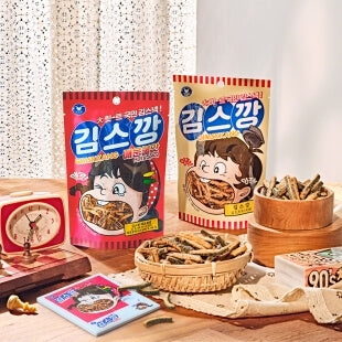 MANJUN Kimskang Seaweed (Nori) Snack Combo Edition (김스깡 오리지널 &amp; 시티불맛 콤보) 3.88oz (110g)